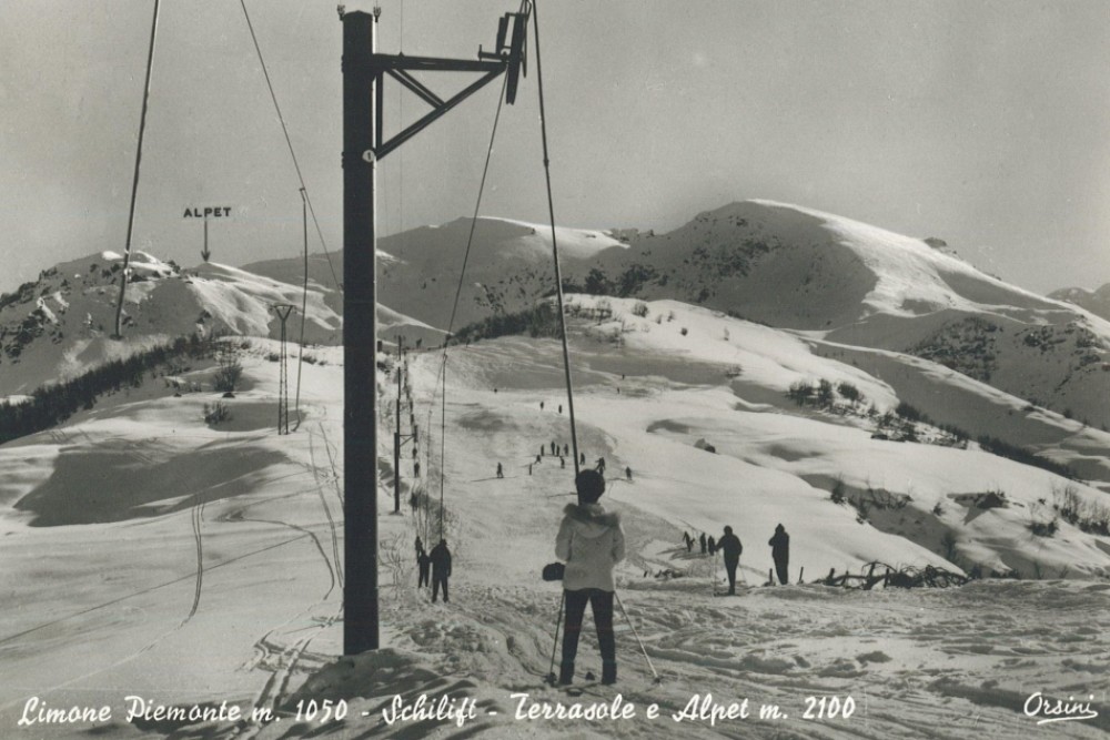 Téléski au Terrasole - années 60